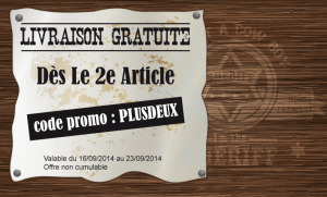 livraison gratuite dès 2 articles