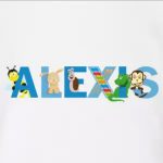 Tee shirt prénom Alexis