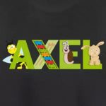 Tee shirt prénom Axel