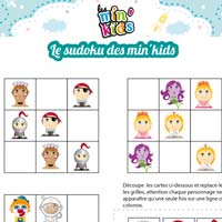 L Activite Du Mercredi Le Sudoku Des Min Kids Graphick Kids