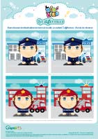 jeu des différences pompier policier