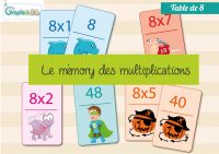 memory table de multiplication 8