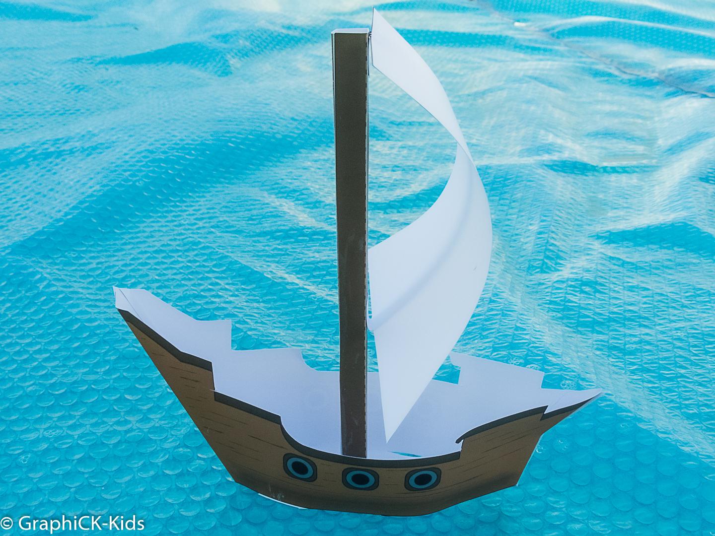 L’activité du mercredi : Je construis un bateau pirate