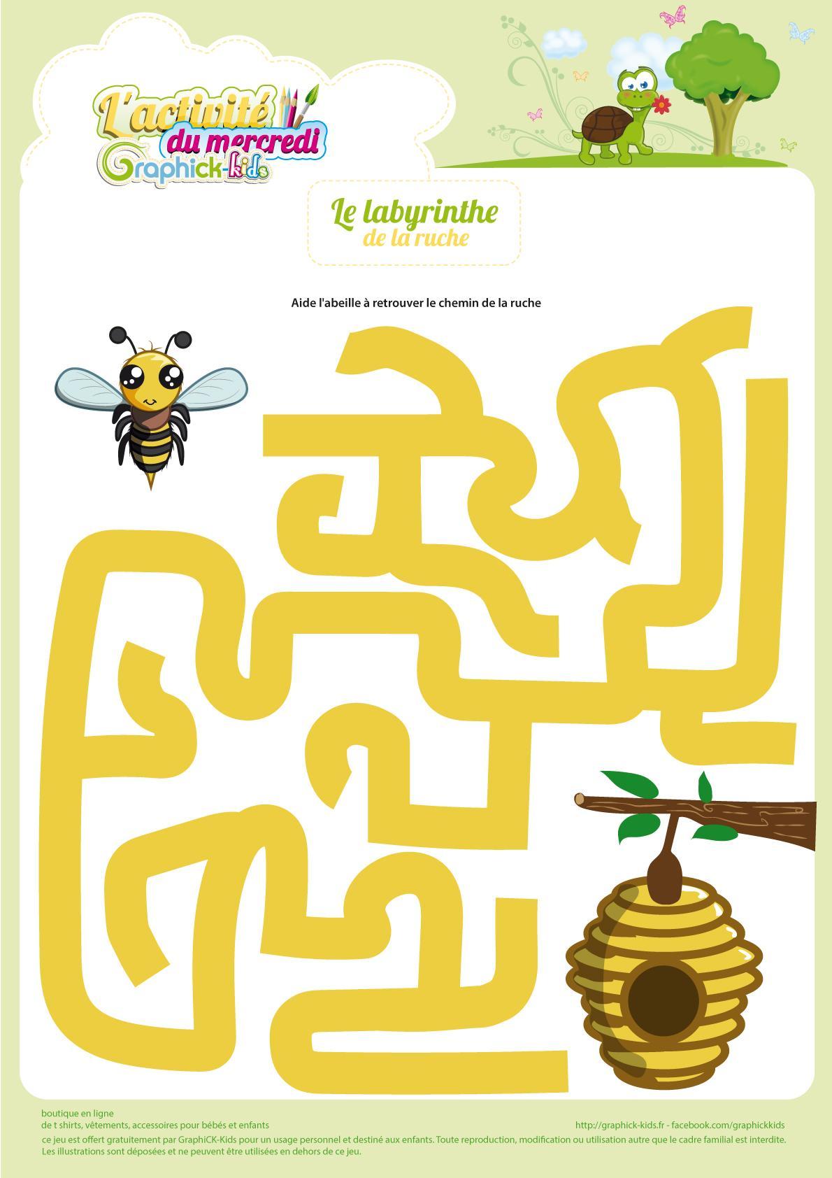 L’activité du mercredi : le labyrinthe de la ruche
