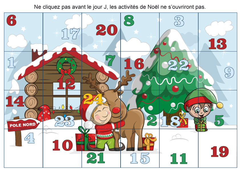 calendrier de l'avent 2024