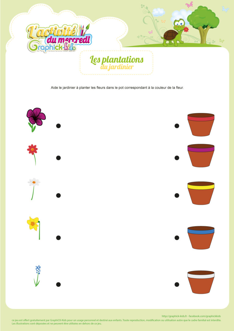 jeu les plantations du jardinier