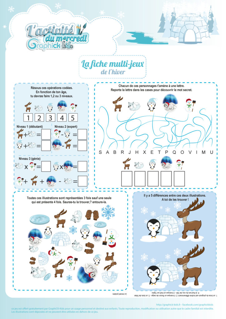 fixhe multijeux de l'hiver